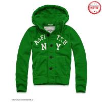 heren abercrombie and fitch pullover full-knop groen wit ny Meer Betaalbare e9yrx943